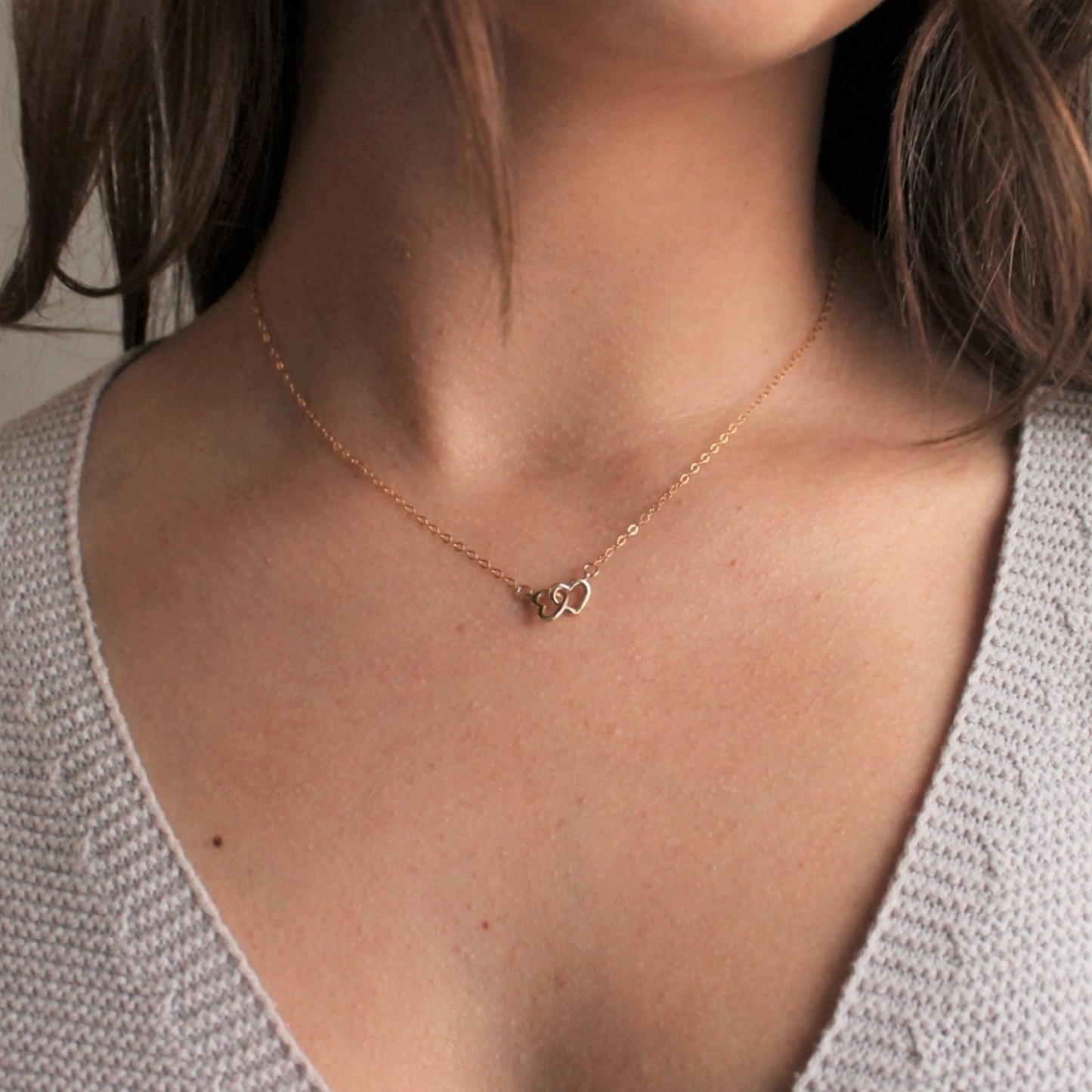 Connected Hearts Necklace DC-Kind Karma Company