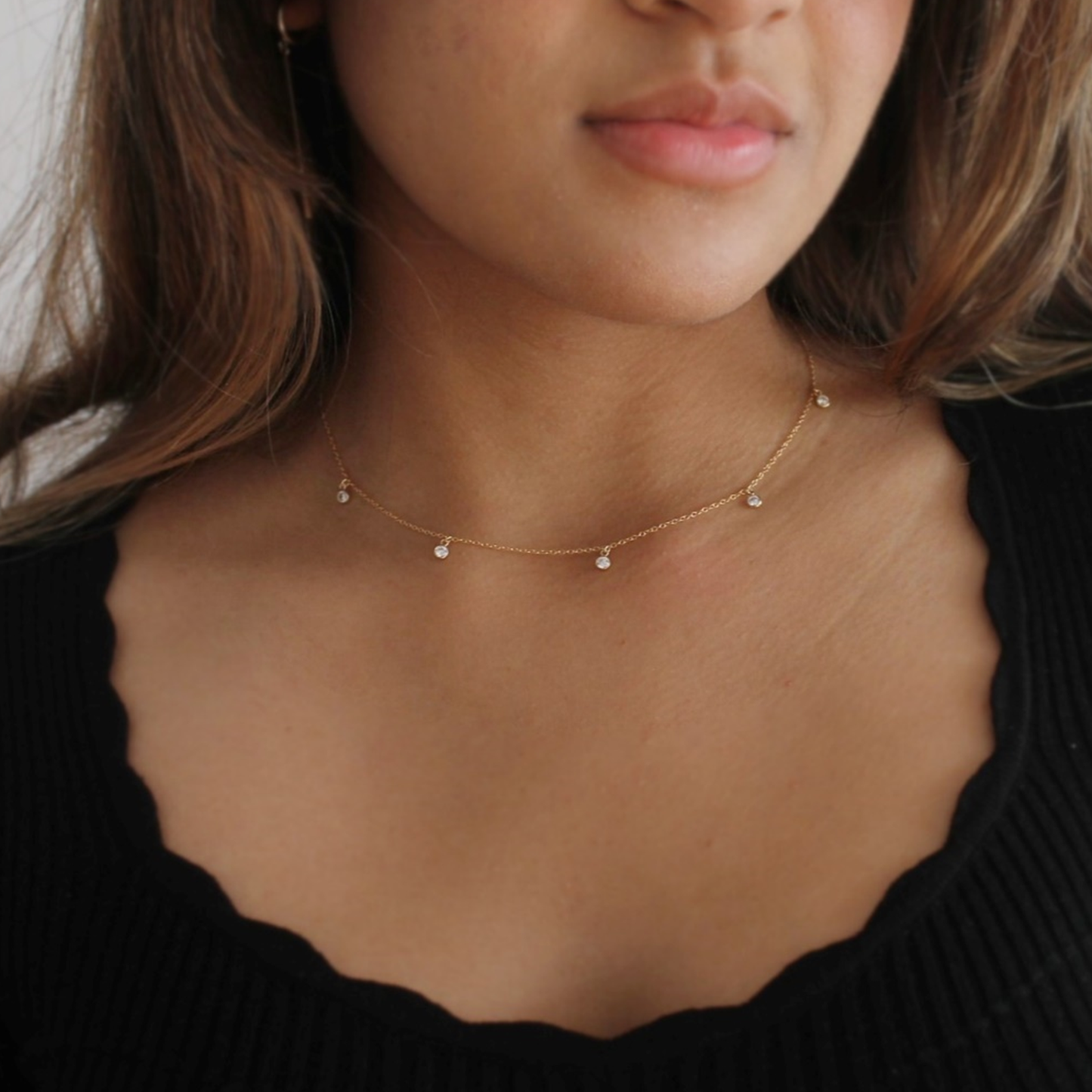 Sparkle Drop Necklace DC-Kind Karma Company