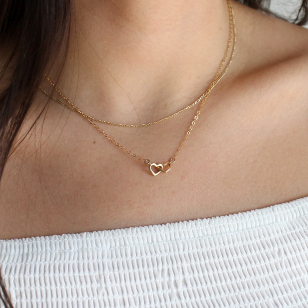 Connected Hearts Necklace DC-Kind Karma Company