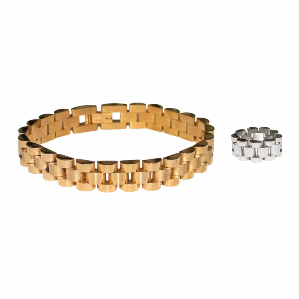 Olivia Bracelet & Ring Bundle - Size 7 DC-Fifth & Ninth