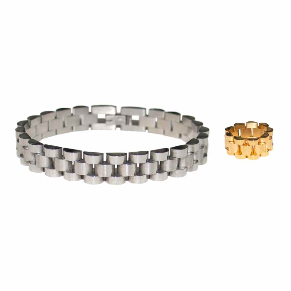 Olivia Bracelet & Ring Bundle - Size 7 DC-Fifth & Ninth
