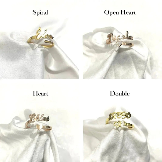 Legacy Personalized Name Ring DC-Maiden-Art
