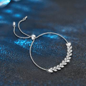 Moissanite Braided Bracelet Dropsure